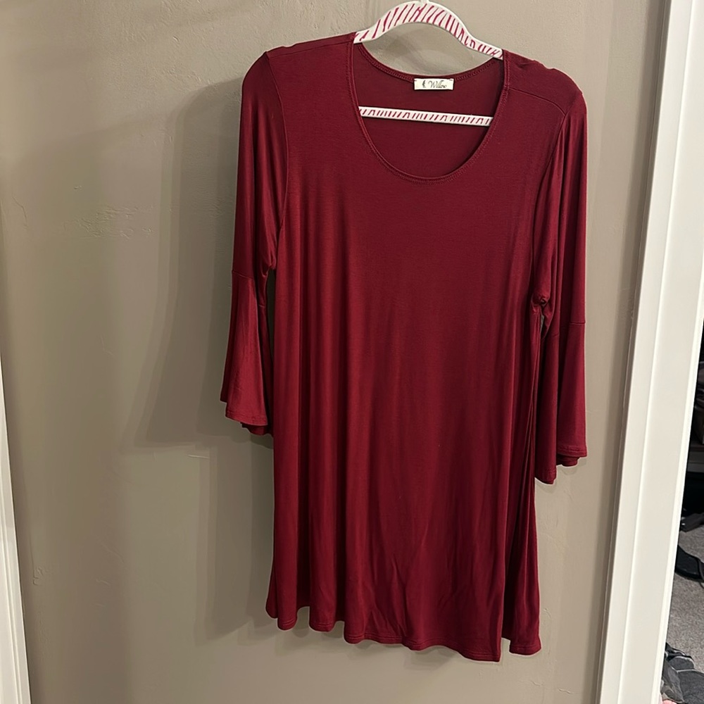 Cranberry tunic